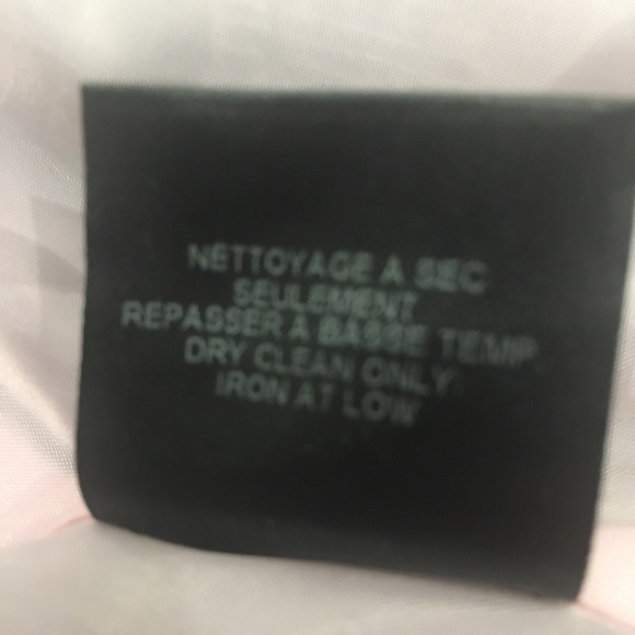 Black pink pinstripe open blazer suit sz4 - Picture 6 of 6